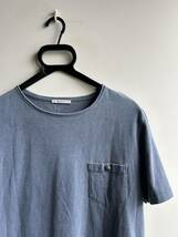 【美品】BAYFLOW カットソー 半袖 Tシャツ メンズ サイズ3 ネイビー 紺 コンチョボタン ウォッシュ加工 ベイフロー_画像1