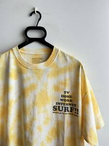 【新品/タグ付】BAYFLOW カットソー Tシャツ メンズ サイズ3 イエロー 定価3,960円 タイダイ染め ベイフロー 未使用