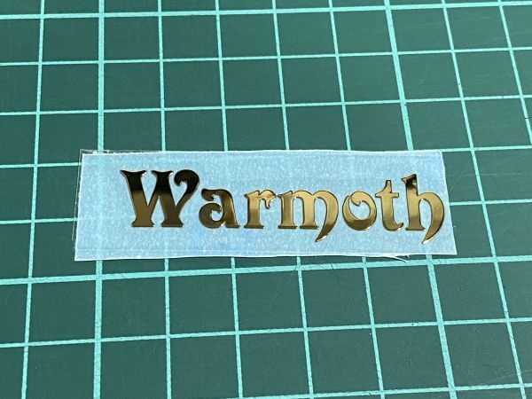 Warmoth メタリックロゴ ネックデカール ゴールド #WARMOTH-DECAL-MGOLD