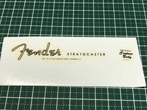 Fender Stratocaster ロゴ デカール #DECAL-FENDER-STRAT_画像1
