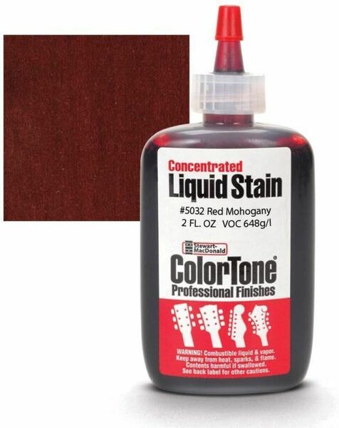 米StewMac社 ColorTone Red Mahogany 5032 リキッドステイン ボディ＆ネックの着色剤 #STEWMAC-CTSTAIN-5032