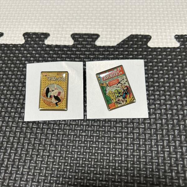 MARVEL スパイダーグウェン　アベンジャーズ　ピンバッチ　新品2個　ピンズ