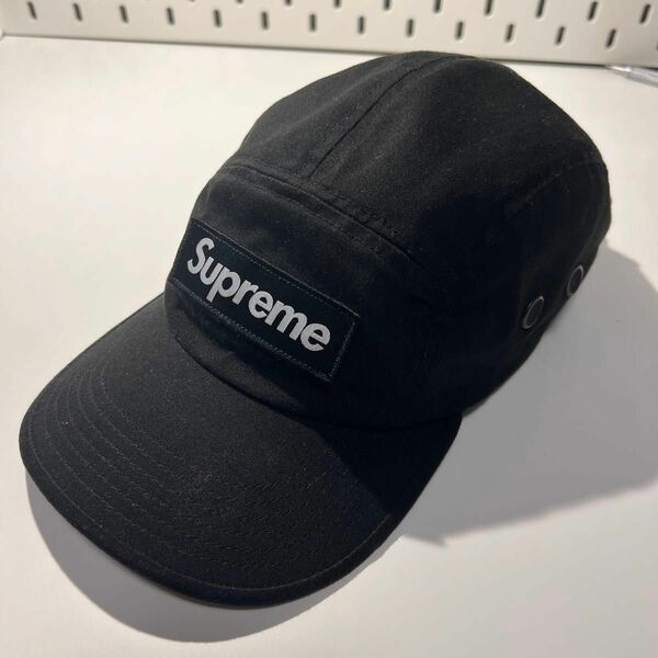 Supreme Military Camp Cap ミリタリーキャンプキャップ 帽子 ブラックシュプリームボックスロゴ