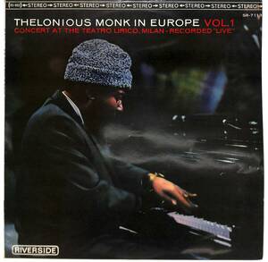 e3591/LP/ペラ/セロニアス・モンク・イン・ヨーロッパ/ミラノにおける実況録音/Thelonious Monk In Europe Vol. 1