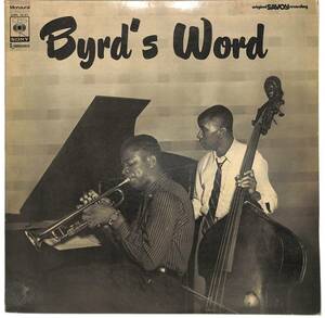 e3240/LP/見本盤/白ラベル/Donald Byrd/Byrd's Word