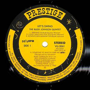 e3255/LP/The Budd Johnson Quintet/Let's Swingの画像3