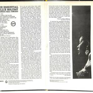 e3225/LP/米/Billie Holiday/The Essential Billie Holiday/Carnegie Hall Concertの画像2