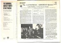 e3264/LP/The Cannonball Adderley Quintet/The Cannonball Adderley Quintet in San Francisco_画像2