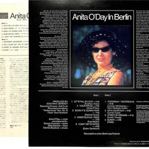 e3234/LP/Anita O'Day/Anita O'Day In Berlin, Recorded Live At The Berlin Jazz Festivalの画像2