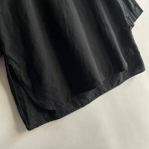 【美品】 A VONTADE 日本製 アボンテージ Sleeping Shirts 3/4 Sleeve スリーピングシャツ プルオーバー ノーカラー ブラック size S sk の画像7