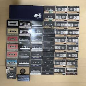 Bカセットテープ METAL POSITION メタルポジションハイポジション SONY ソニー TDK maxell That's録音済み テープ48点 ケース1点まとめ売り