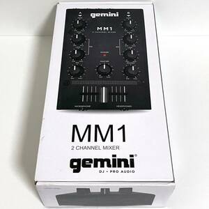 【美品】GEMINI ジェミナイ MM1 2chポータブルDJミキサー