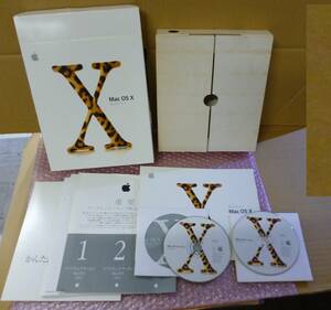 * б/у *Apple Mac OS X v10.2 Jaguar install диск упаковка версия Install disc