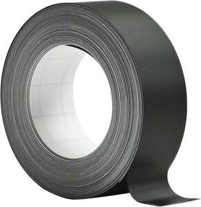ハッピークロイツ テープ式 PVC カーラッピングフィルム 2cm幅 × 6m マットブラック HZ2750