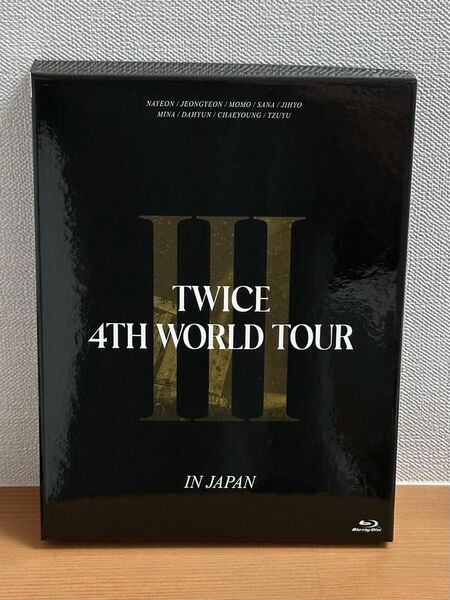 初回限定盤Blu-ray TWICE Blu-ray/TWICE 4TH WORLD TOUR III IN JAPAN