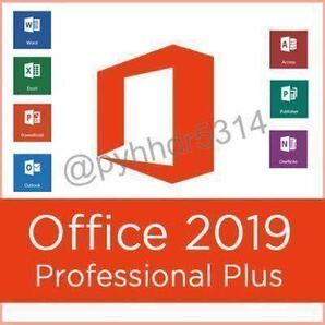 【即対応★永続認証】 Microsoft Office 2019 Professional Plus 正規認証 永年 プロダクトキー 自己アカウント管理 いつでも対応の画像1
