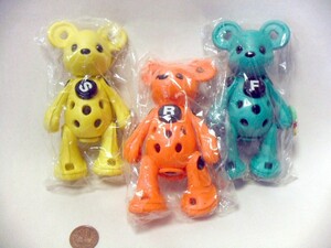 ●RIP SLYME リップスライム　クマ型フィギュア●限定品3種セット　