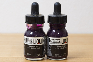 Liquitex リキテックス リキッド 30ml 125 ディープバイオレット 2本（未使用に近い・少し使用）