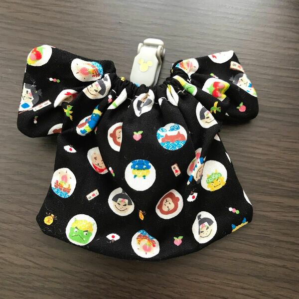 ハンドメイド　移動ポケット　マルチポケット　Tシャツ型 ももたろう