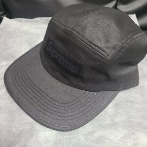 Supreme MM6 Maison Margiela Painted Camp Cap Black  シュプリーム マルジェラ キャップ 黒 MM6店舗購入の画像1