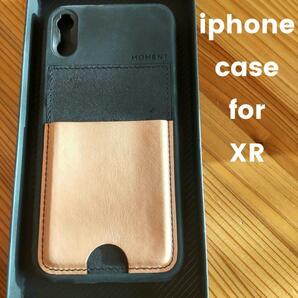 アイフォン iPhone XR スマホケース ブラック 黒 レザー 頑丈 新品 Apple アップル モーメント製 アクセサリー カード入れ moment case