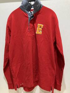 EDWIN GOLF ( Edwin Golf ) рубашка-поло с длинным рукавом L размер ①