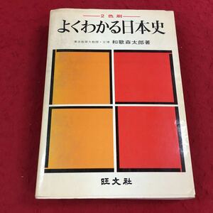 c-501 ※14 2色刷 よくわかる日本史 和歌森太郎:著 旺文社