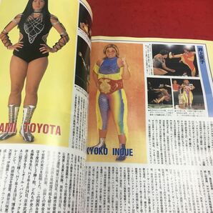 d-032※14 週刊ゴング特別編集 女子プロレス オールスター スーパーカタログ 週刊ゴング1997 2/19増刊 日本スポーツ出版社の画像4