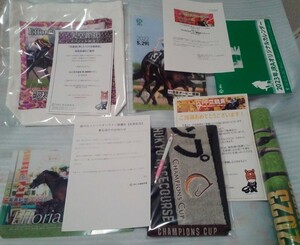 送料無料☆未使用☆当選品☆非売品 JRA競馬グッズ ノベルティ☆トートバッグ マフラータオル クリアファイル カレンダー4点☆当選書つき