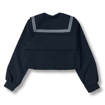 【新品未使用品】セーラー冬服上衣★学生服*前開き*紺襟*ホワイト3ライン*紺色*ネイビーボディ*155*11号(WC11G)_画像7