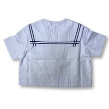 【新品未使用品】セーラー夏服上衣&おまけスカート1着★学生服*前開き*白襟*ネイビー2ライン*白色*ホワイトボディ*160A*13号(SE160A)_画像5