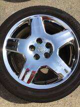 ★希少★ TOYOTA 30セルシオ ユーロ純正アルミホイールセット 18×7.5J+45 114.3-5H Hankook 245/45ZR18 中古品4本_画像4