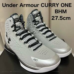 アンダーアーマー カリー1 BHM 27.5センチ CURRY1 CURRY ONE バッシュ ステフィンカリー NBA バスケットボールシューズ