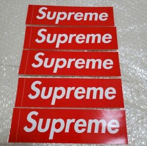 【５枚セット】Supreme ステッカー Box Logo ボックスロゴ
