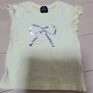 プティマイン Tシャツ リボン オーガニックコットン