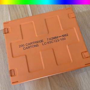 ★値下げ！送料無料★缶 ケース CD収納 ケース インテリア 小物入れ 2000年購入 オレンジ クール 