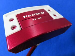 【中古】キャスコ　2021　RED 9/9 WB-009　パター　ボックスタイプ【34インチ】RED 9/9 専用シャフト　★ヘッドカバーあり　