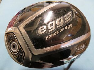 【中古】PRGR(プロギア)　2017 egg DRIVER (エッグ ドライバー 赤) （10.5°）【M-40/SR】純正カーボン ＜HCなし＞