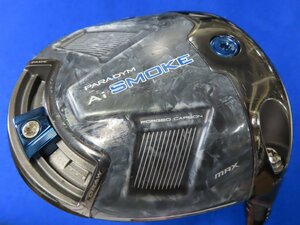 【中古】キャロウェイ　2024　PARADYM（パラダイム）Ai SMOKE MAX ドライバー（10.5°）【S】TENSEI 50 for Callaway ★HCあり、レンチなし