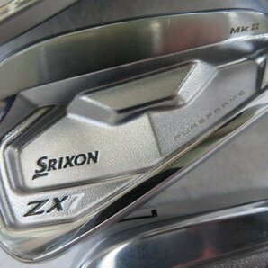 【中古 良品】ダンロップ 2022発売 ＳＲＩＸＯＮ ＺＸ７ ＭＫ２ アイアン ６本（５～P） S200 DynamicGold DSTの画像2