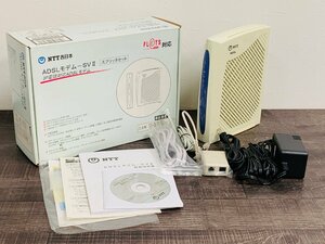  electrification verification *ADSL modem -SVII SV2 NTT west Japan Flet's series box equipped power supply cable equipped manual equipped *A0035