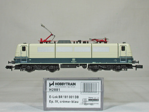 HOBBYTRAIN #H2881 ＤＢ（旧西ドイツ国鉄） ＢＲ１８１.０型 複電源電気機関車（タルキス塗装）