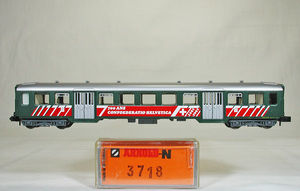 ARNOLD #3718 ＳＢＢ （スイス国鉄） ２等軽量客車 700 Jahre Hervetica／スイス建国７００年 （スイス限定品） 