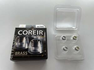 イヤーピース COREIR コレイル BRASS Pentaconn (BRASS M・MSセット (各1ペア))