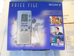 SONY voice recorder VOICE FILE ICD-R100