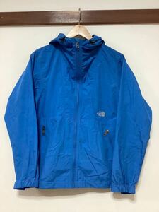 て1354 THE NORTH FACE ノースフェイス コンパクトジャケット L レディース NTW21230 ブルー ナイロン マウンテンパーカー 