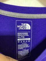 に1323 THE NORTH FACE ノースフェイス 長袖Tシャツ スクエアロゴ XL ネイビーブルー ロンT スタンダードフィット ストリート_画像3