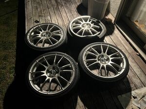 【訳あり！】OZ RACING ULTRA LAGGERA 18×8 +38 1本割れ 1本曲がり小あり 1円スタート