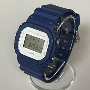 CASIO G-SHOCK カシオ Gショック DW-5600M-2JF ネイビーブルー 中古品 箱付き デジタル 腕時計 の画像2