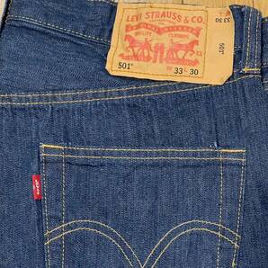 LEVI'S リーバイス 501 W33L30 中古品 濃紺 ライトオンスデニム COSTCO 薄手 ジーンズ デニムパンツ ジーパン Levi'sの画像4